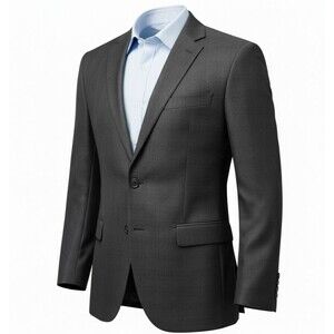 JOSEPH ABBOUD LORO PIANA Wool Mens Blazer Sport Coat Two Button Jacket 44R Gray